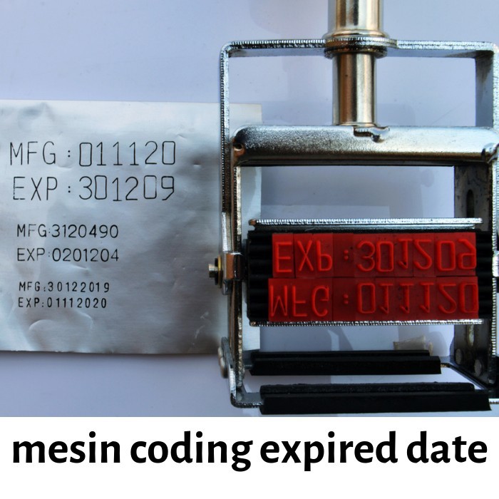 

READY STOKK Mesin Coding Expired Date - Stempel Manual | Nichia Stamper Ukuran: 2x3 mm