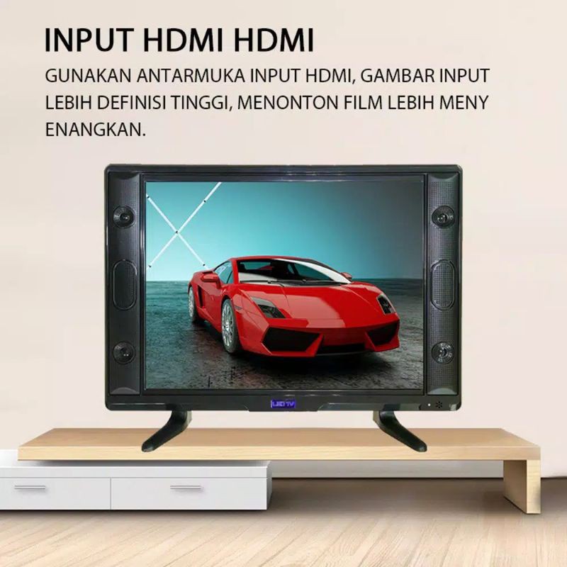 PROMO LED TV 17 INCH  GAMBAR HD SUPPORT COLOKAN USB HDMI VGA