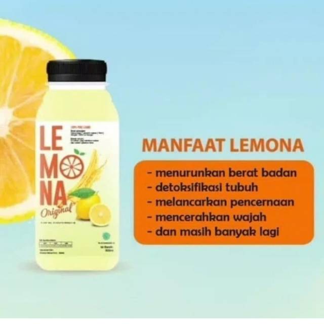 

Lemona Asli Original Air Perasan Sari Lemon Murni Solusi Langsing Tanpa Diet