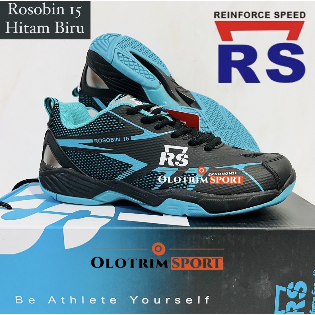 Big Promo Sepatu Badminton Rs Rosobin 11 12 14 15 16 17 18 Original