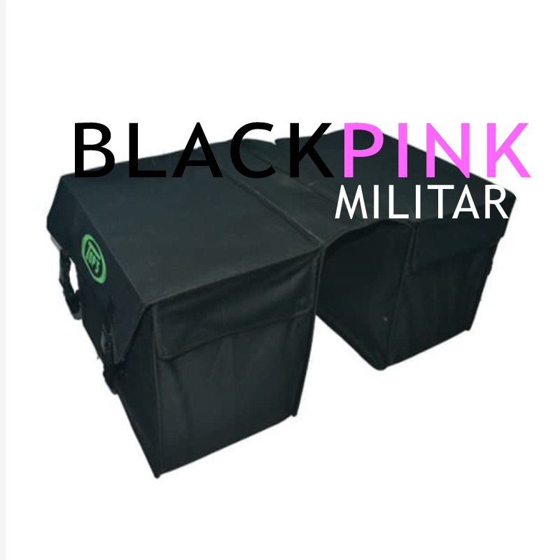 BLACKPINK  TAS OBROK MOTOR POS SALES KURIR ANTI AIR - KECIL