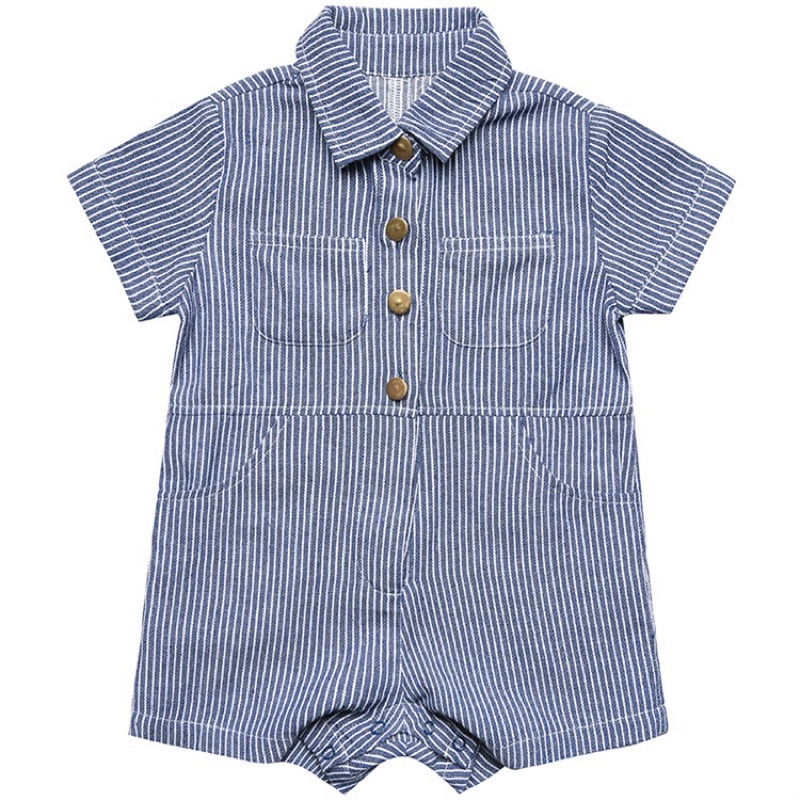 Stripe playsuit bayi (B2)