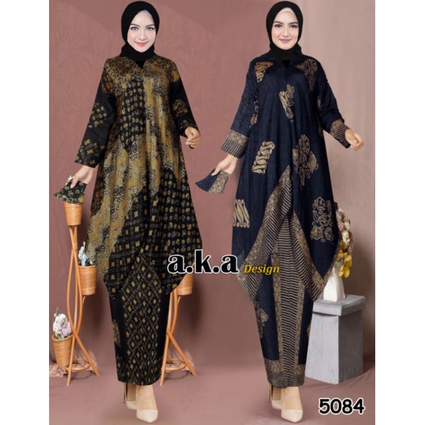 WILI MUSLIM  A.k.a design 5084 | READY NEW SETELAN AMANDA ROK BATIK VISCOSE PREMIUM - BAHAN VISCOSE 