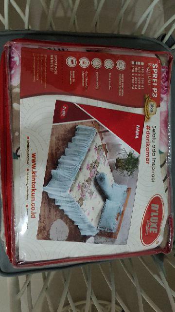 Sprei Rumbai Deluxe Kintakun Katun Ukuran 180x200 Cm 180 Rmb King Size No 1 Elegan Terbaru Murah