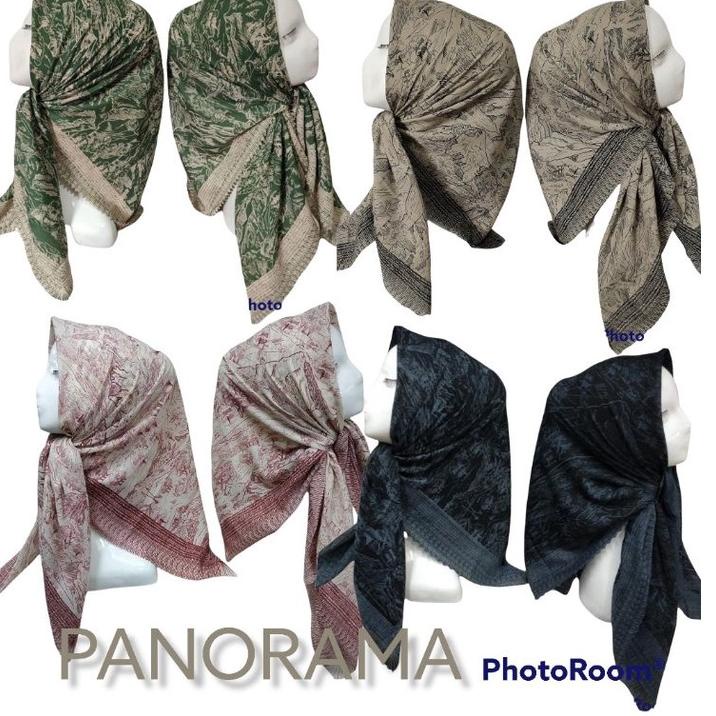 Deenay kw motif PANORAMA mm collection NN hijab voal lasercut Gunung "LHM.26Au22ᴼ"