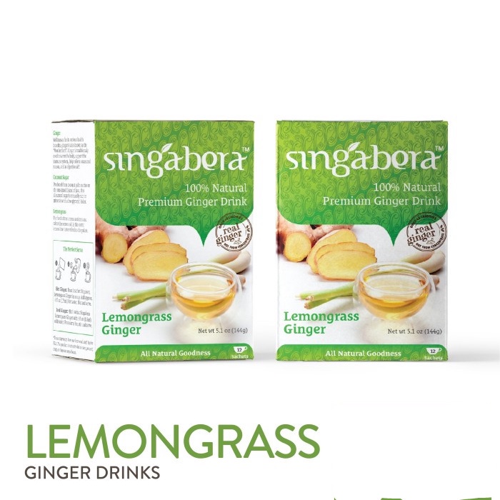 

Singabera Natural Premium Ginger Drink Lemongrass Ginger - Jahe Sereh