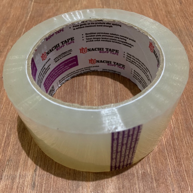 Lakban Isolasi Tape Bening Nachi 2&quot; x 100 yard