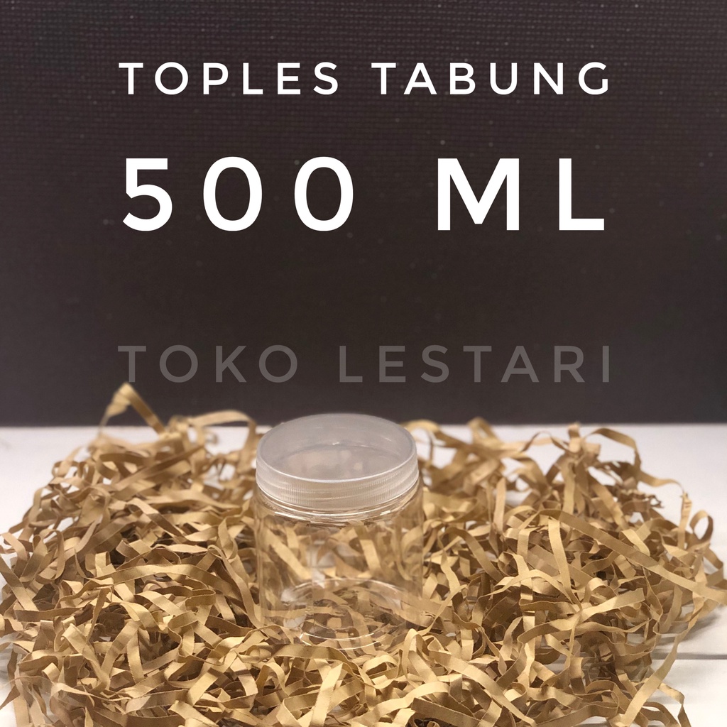 Toples Tabung / Toples Jar / Toples Plastik 500 ml