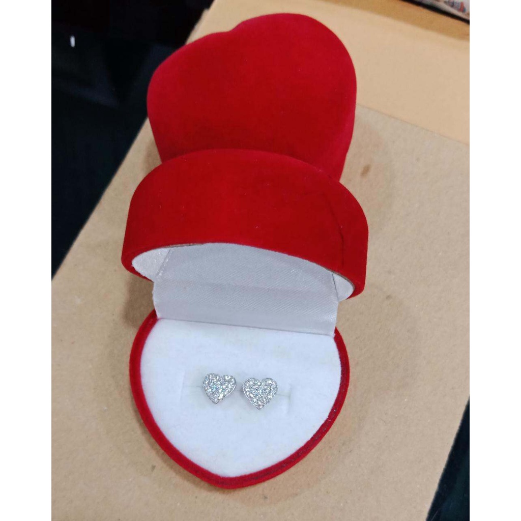 Anting Giwang Dewasa Perak Asli Lapisan Emas Putih