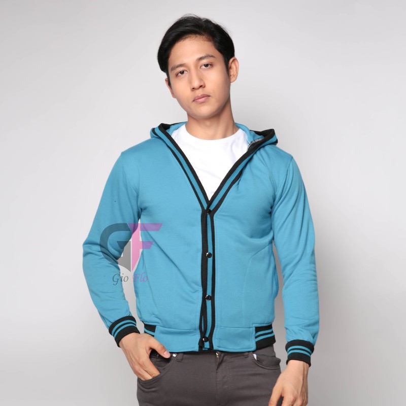 Cardigan Fleece Pria - CAR 628