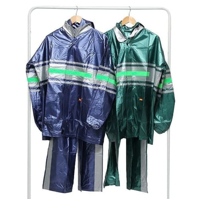 Jas Hujan Setelan elmondo FORTUNA 912 Big Size Jaket Celana Stelan Motor Rain Coat