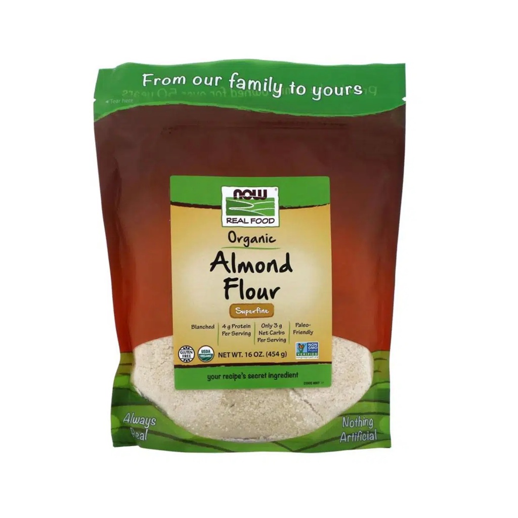 

Now Foods Organic Almond Flour - 500gr