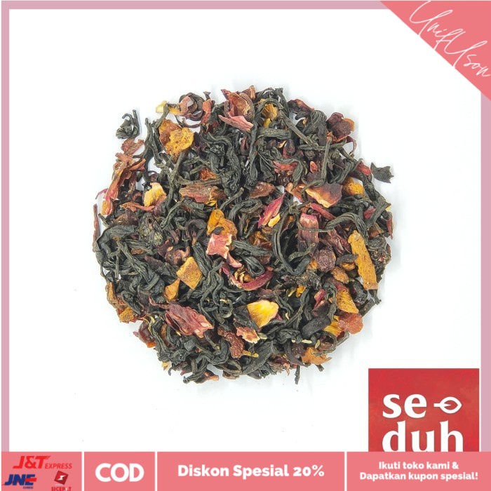 

⭐COD⭐ BERRYFUL Tea blend - Berry Hibiscus Black Tea 200 gram