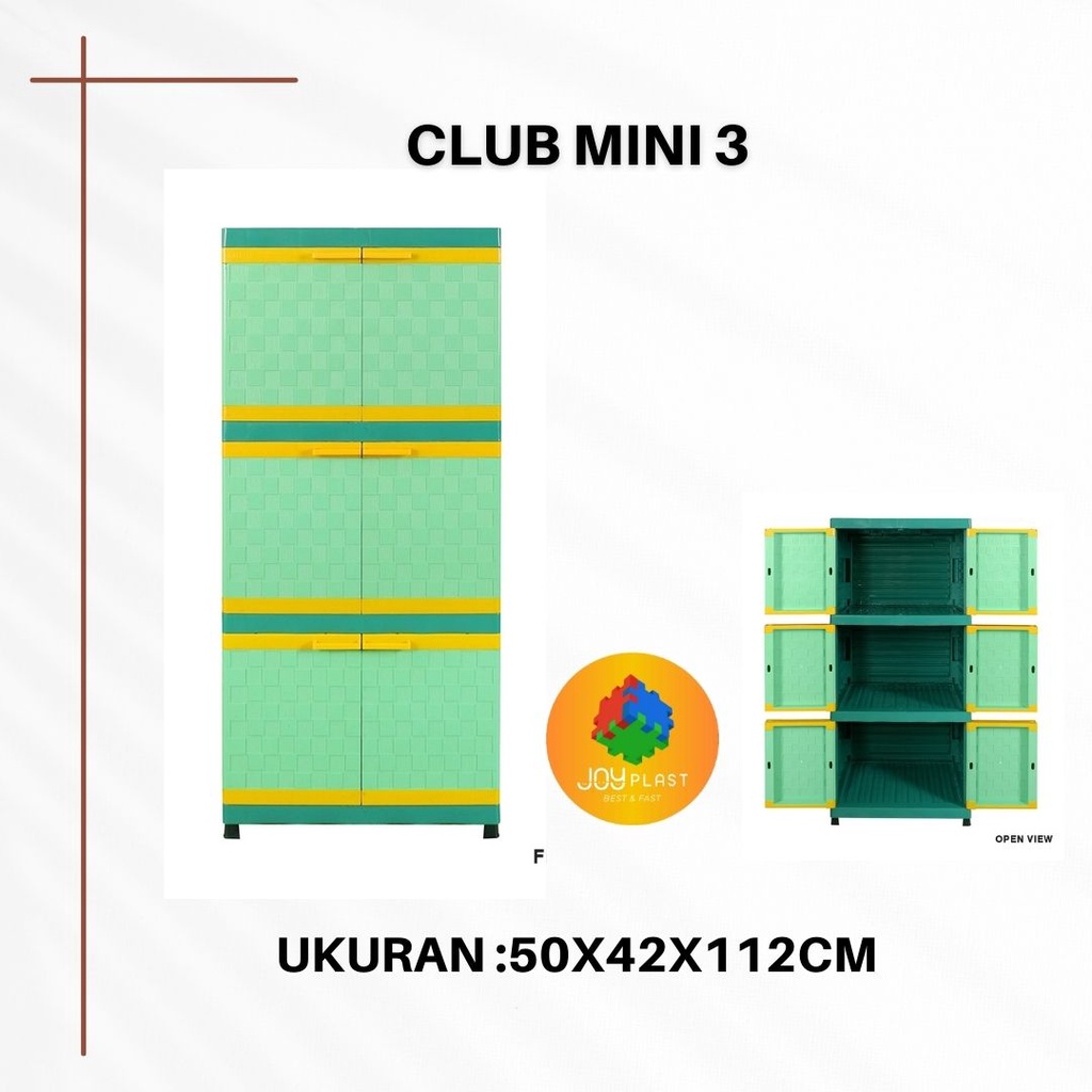 lemari plastik club mini / lemari plastik