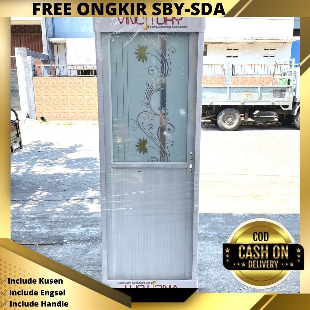 Jual VINCITORY Pintu Kamar Mandi/ Pintu Kamar Mandi Aluminium PREMIUM