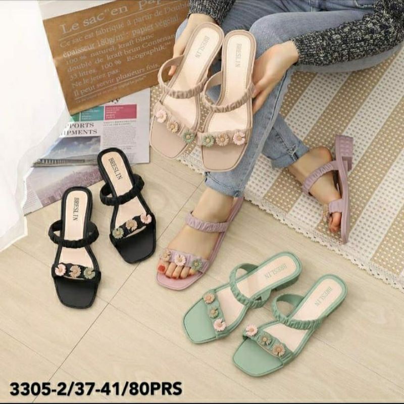 12.12 Birthday Sale New BLC 3305-1 Sandal Jelly Kerut Sofia Bacadeskripsi