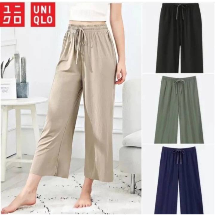 CELANA KULOT UNIQLO HYGET TALI / KULOT UNIQLO KEKINIAN / KULOT UNIQLO