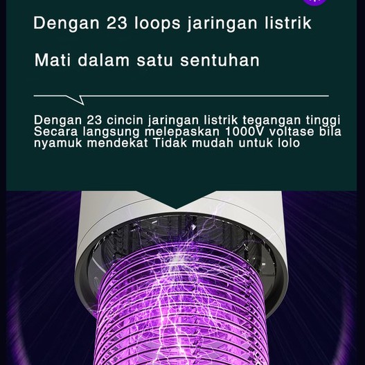 B66- New Baru Mosquito Killer LED Perangkap Pembasmi Nyamuk Alat Pembunuh Nyamuk Serangga Insect Perangkap nyamuk elektrik mosquito killer lampu pembunuh lampu ultraviolet anti Nyamuk Cas USB