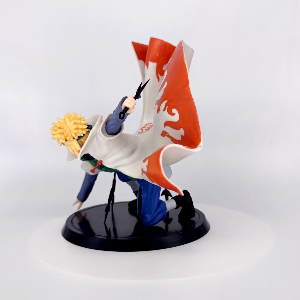 Action Figure Naruto Shippuden Namikaze Minato Bahan Pvc Ukuran 15cm Untuk Koleksi