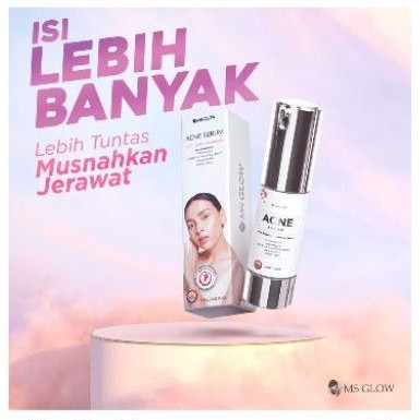 MS GLOW - ACNE SERUM KEMASAN LAMA [AGEN RESMI]