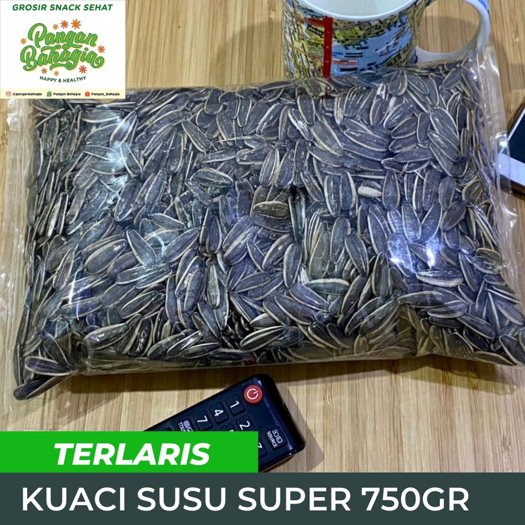 Kwaci Kuaci Bunga Matahari Super Curah rasa Susu 750gr