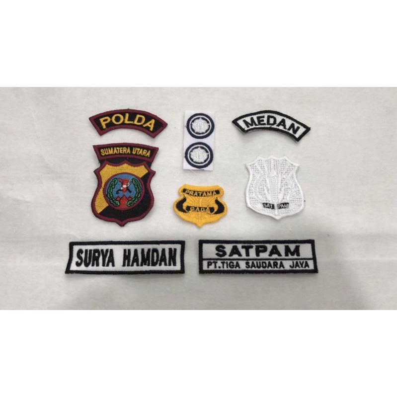 Atribut satpam PDL satpam lengkap