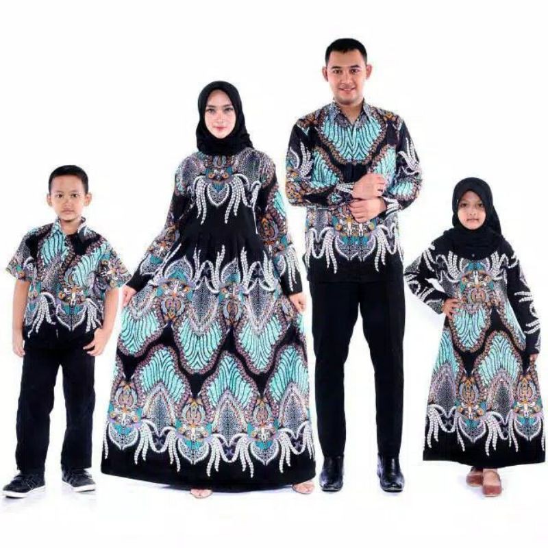 seragam BATIK Keluarga set couple keluarga batik pekalongan by BATIK_NALIKO