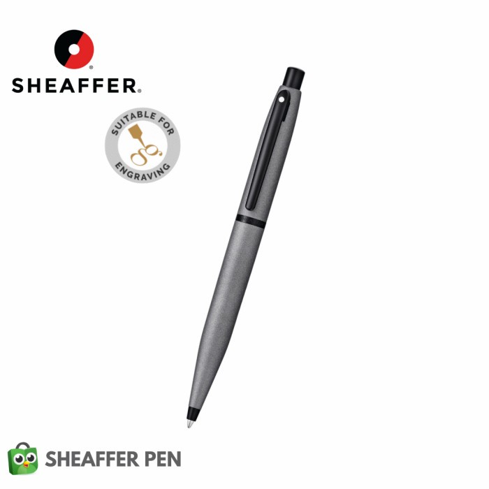 

Pulpen - Sheaffer Vfm Matte Gun Metal Ballpoint