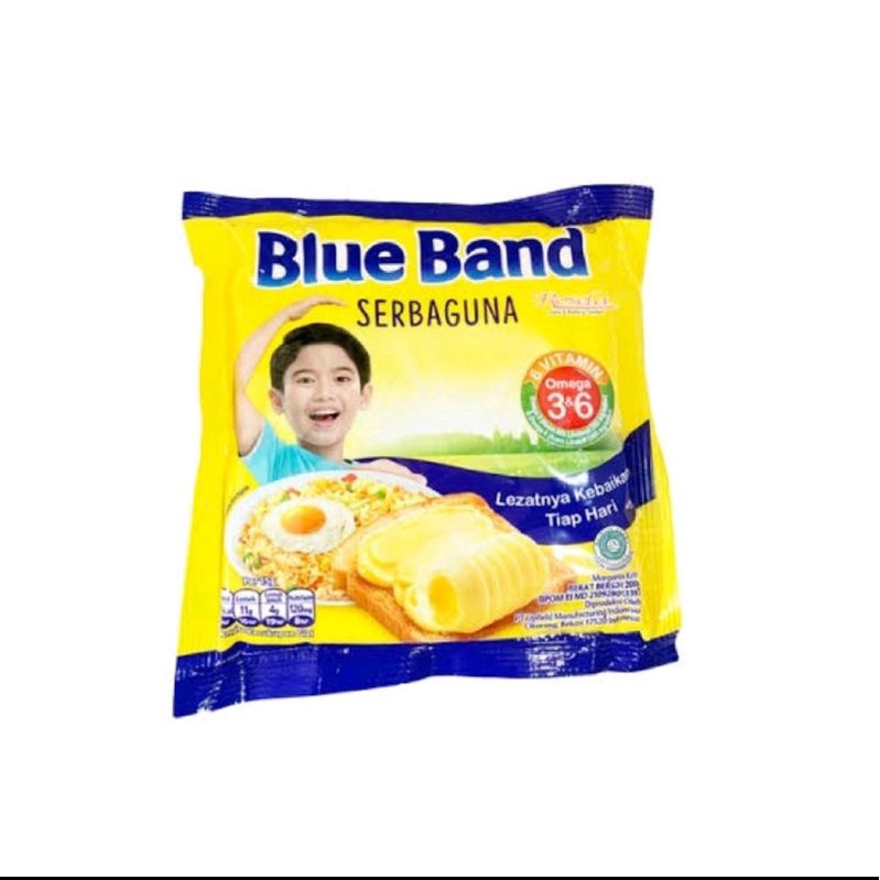 Blue Band Margarin Serbaguna 200gr / BlueBand Margarin Serbaguna 200 gr Sachet 200 gram