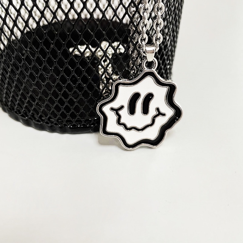 Necklace Accessories Trend Hip Hop Smiley Pendant Chain