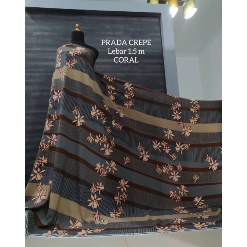 Bahan prada crepe