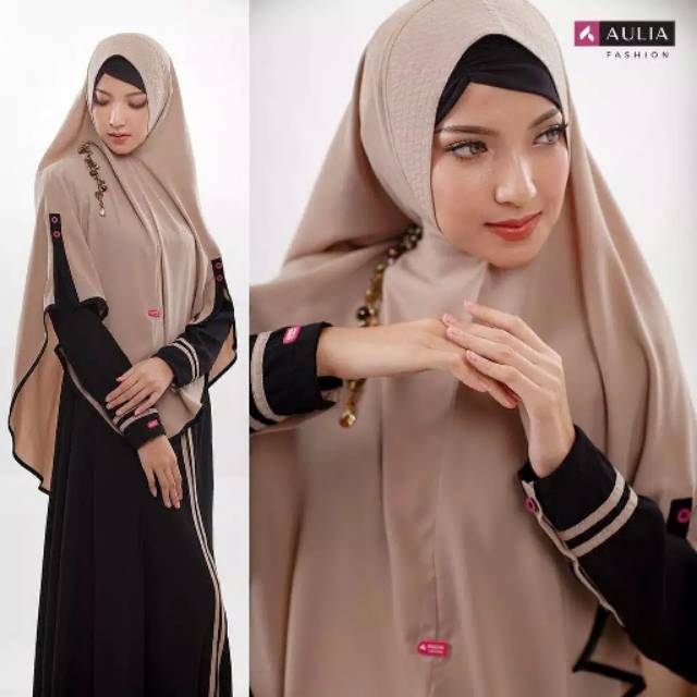 Gamis Aulia Zahwa Black