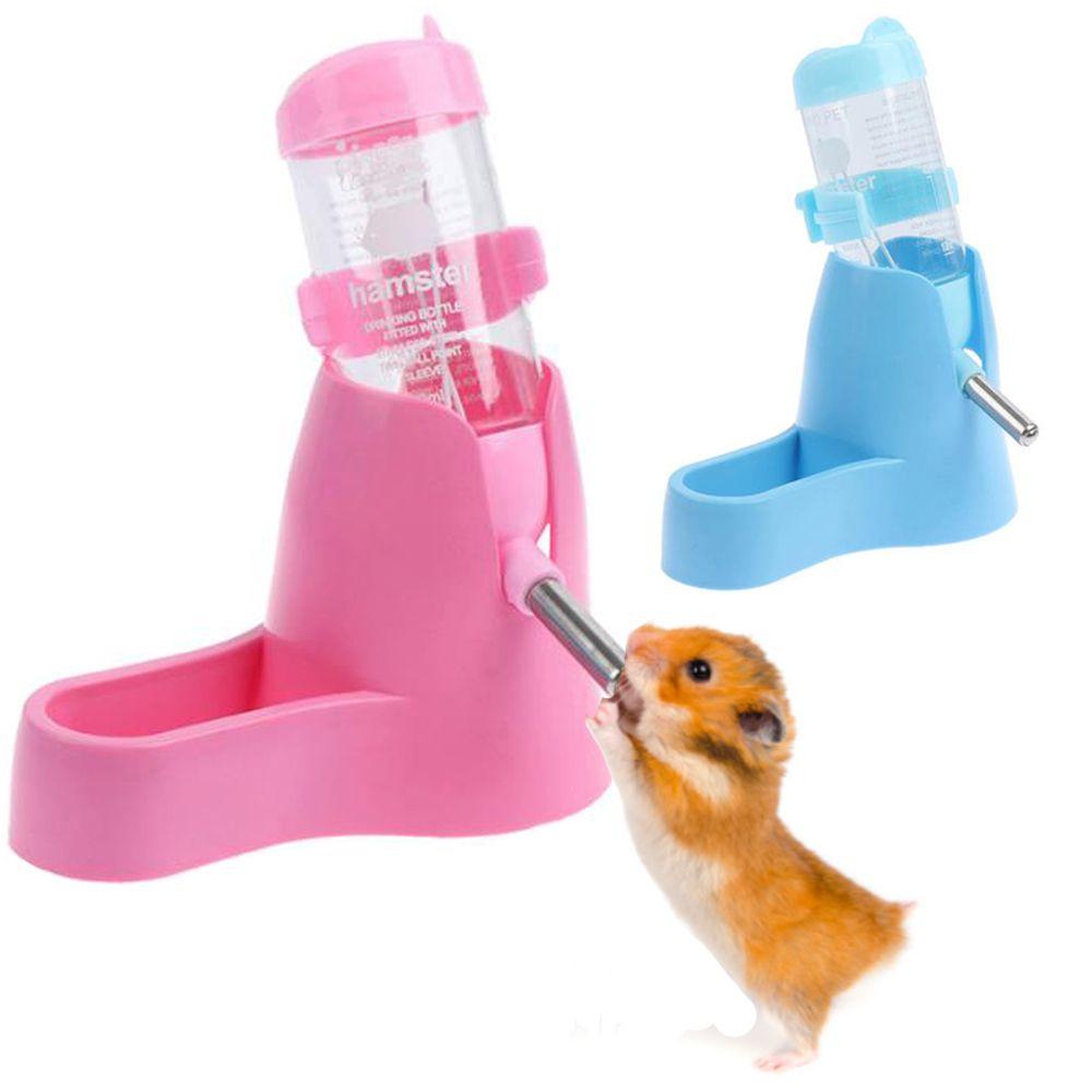 REBUY Rebuy Hamster Water Bottle Landak Kecil Dengan Base Botol Air Kelinci Marmut