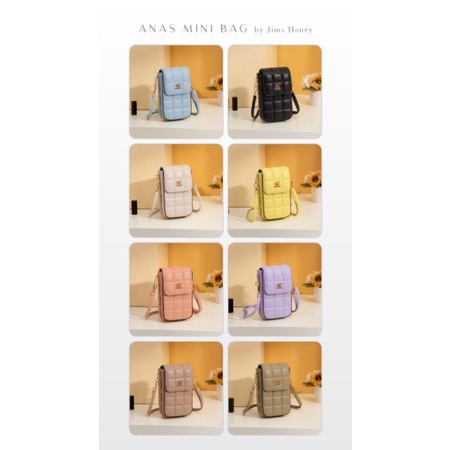 PROMO 50% MINI BAG BARU JIMS HONEY/ANAS MINI BAG/TAS SELEMPANG/TAS HP/TAS KARTU