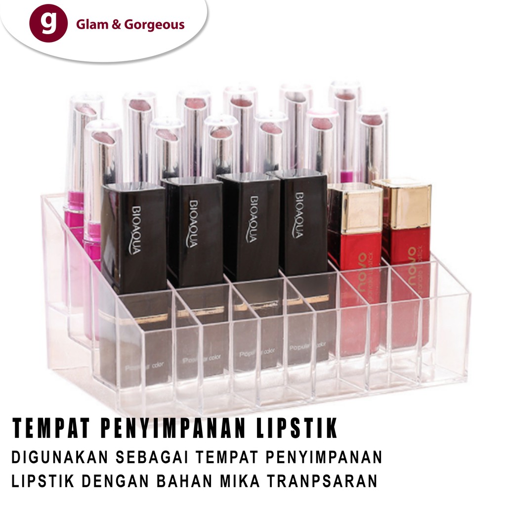 Tempat penyimpanan Lipstik isi 24 Kotak - RKP008