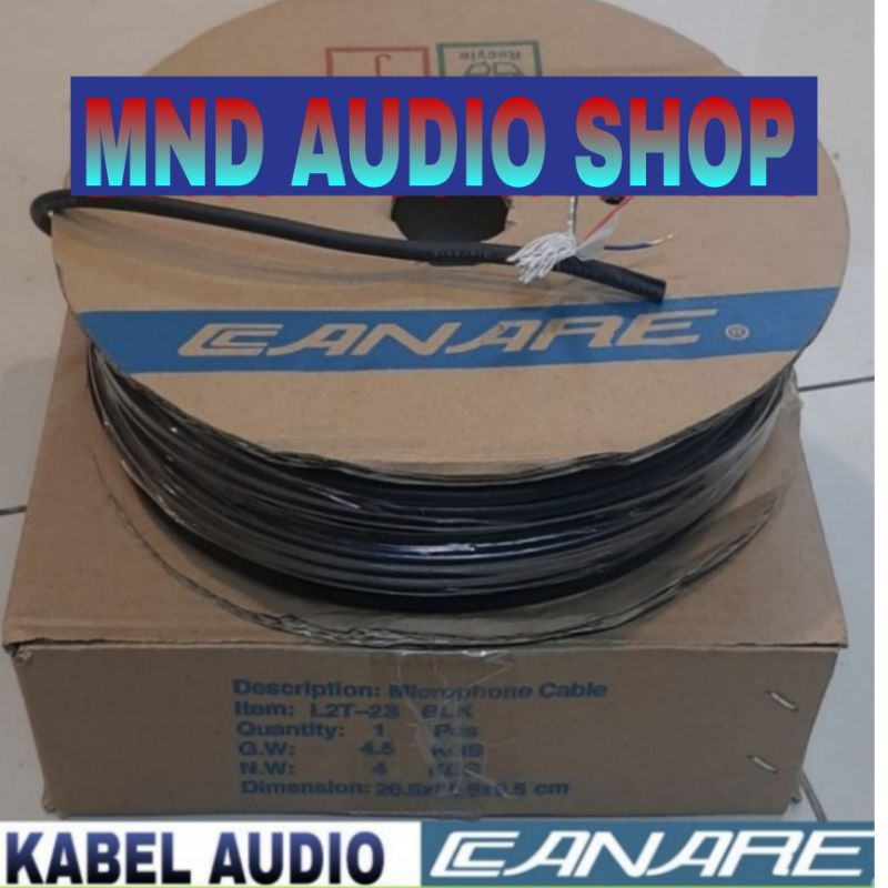 kabel microphone canare kabel canare L2T2S hitam
