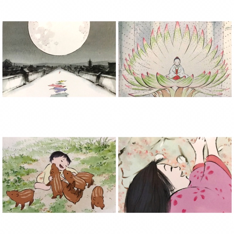 

The Tale of the Princess Kaguya Ghibli Post Card Kartu Pos Official