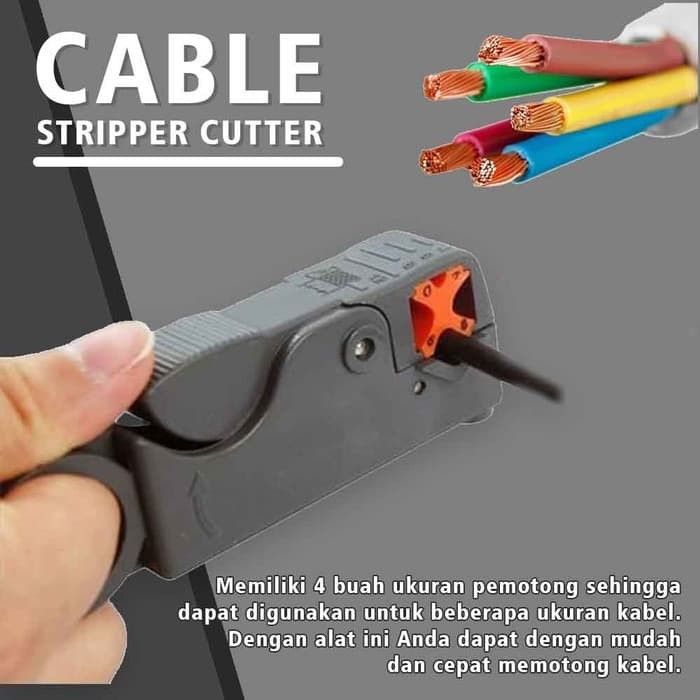 GARANSI 6 BULAN KERUSAKAN Cable Stripper Cutter mudah praktis