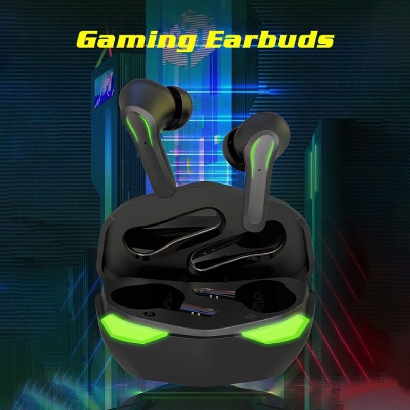 Headset Gaming Wireless TWS K89 Bearbox Earphone No Delay Low Latency