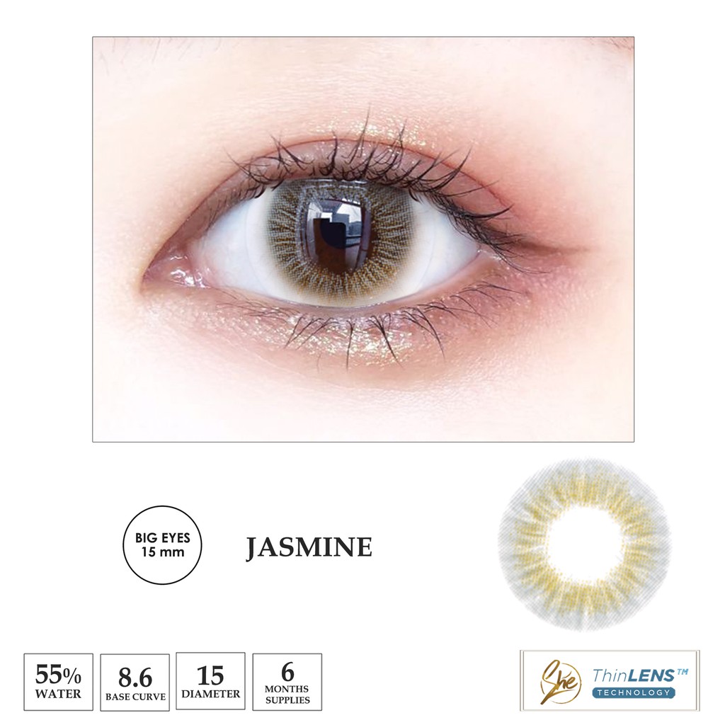 Superstar Jasmine softlens warna bulanan