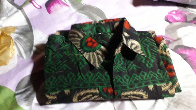 Size M L Xl Xxl Xxxl Bswart Batik Hrb026 Kenongo Hem Pendek Padi Pekalongan M L Xl Batik Pria Murah