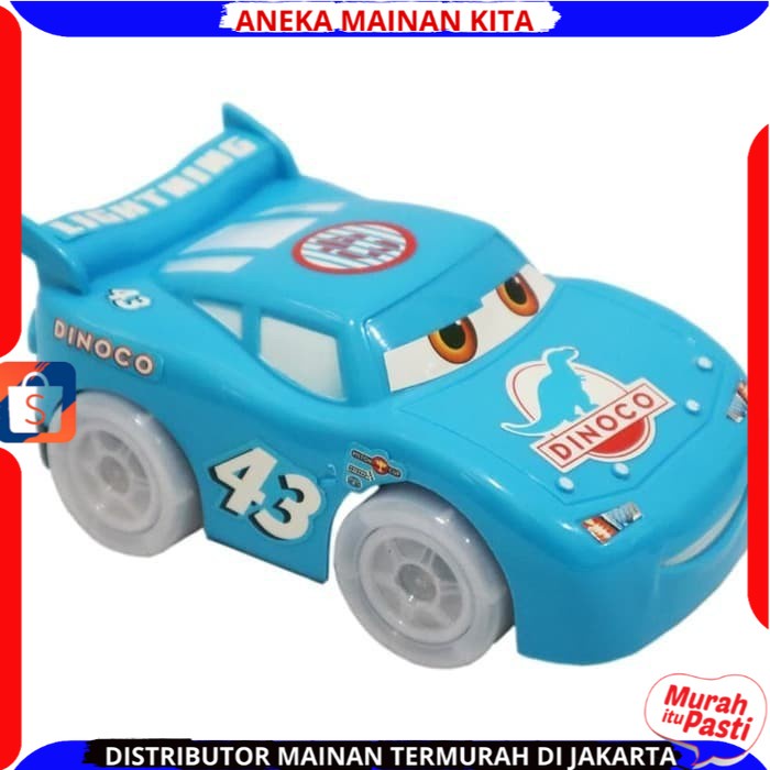 Promo Mainan Anak Mobil Racing Sport Cars Bump And Go Ada Musik Dan Lampu