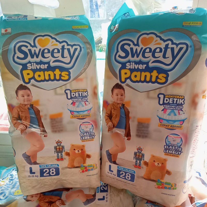 sweety pants silver L