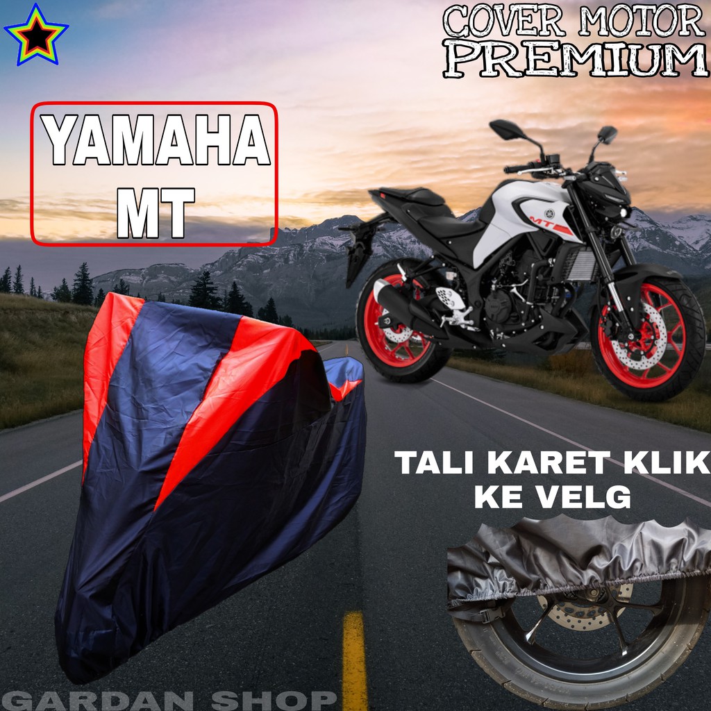 Sarung Motor YAMAHA MT Hitam MERAH Body Cover Penutup Pelindung Motor Yamaha Mt PREMIUM