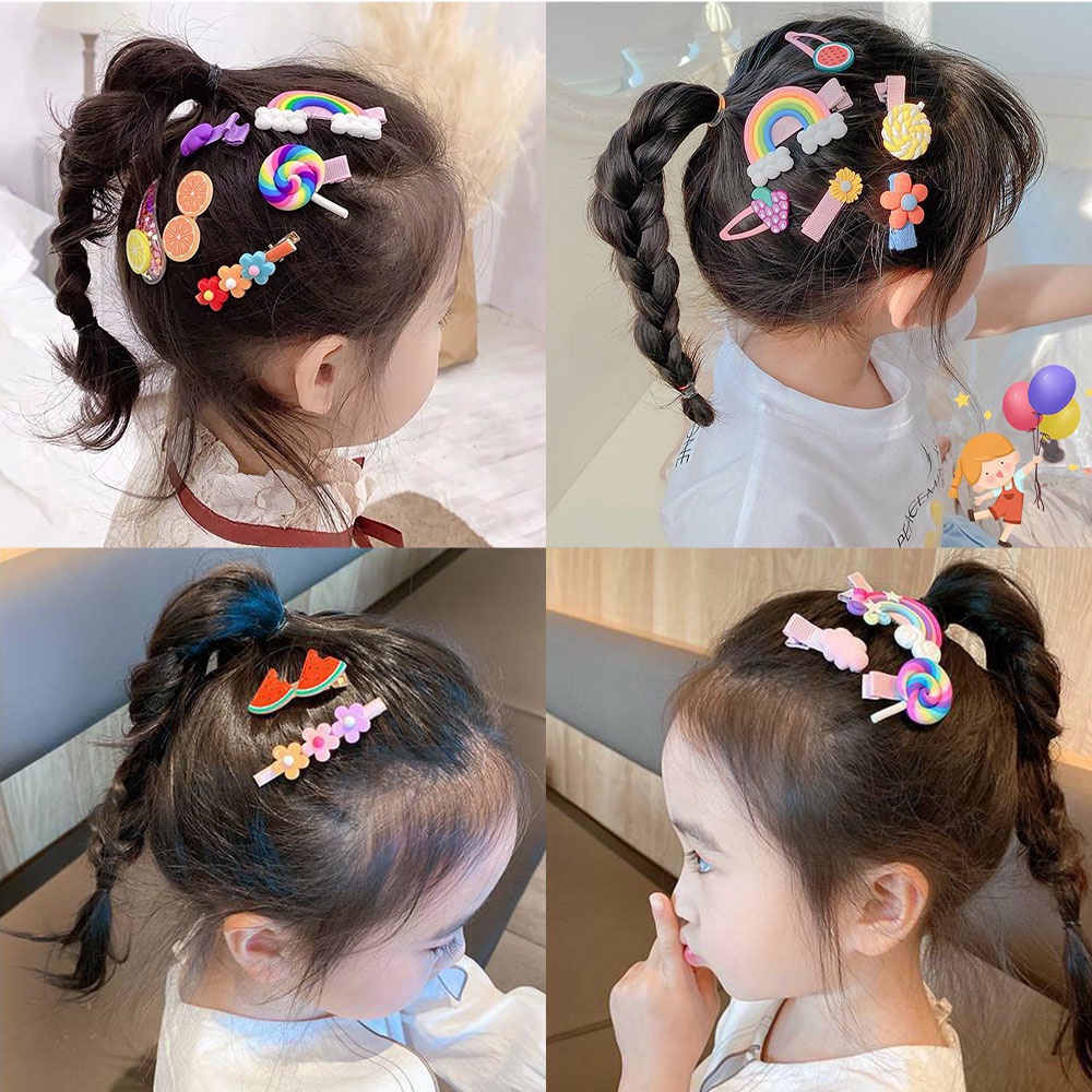 halobaby Jepit Rambut Anak Perempuan Lucu/jepit rambut korea import