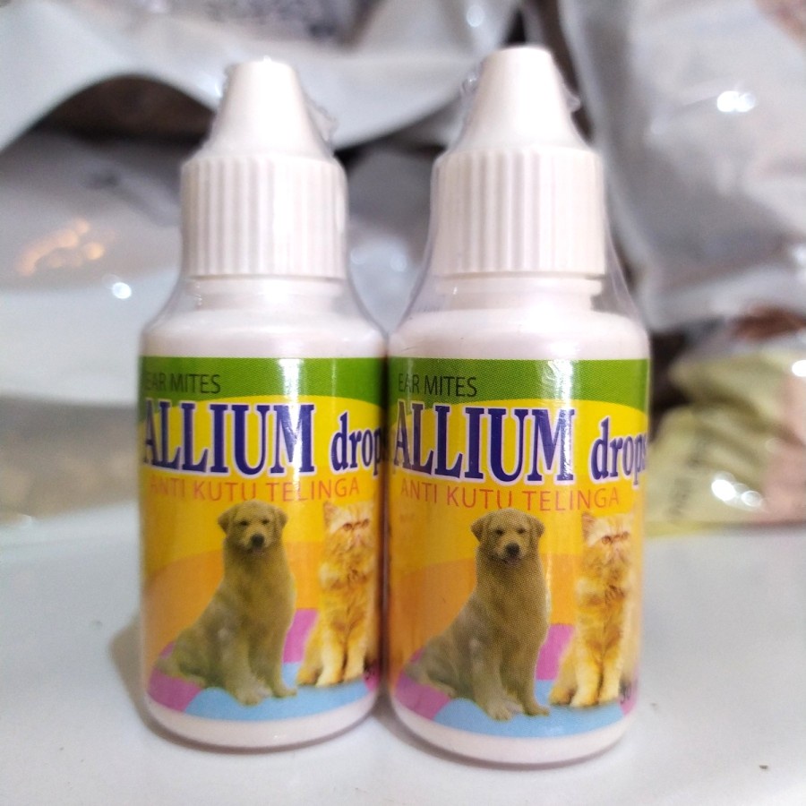 ALLIUM drops 30ml Anti kutu telinga anjing dan kucing