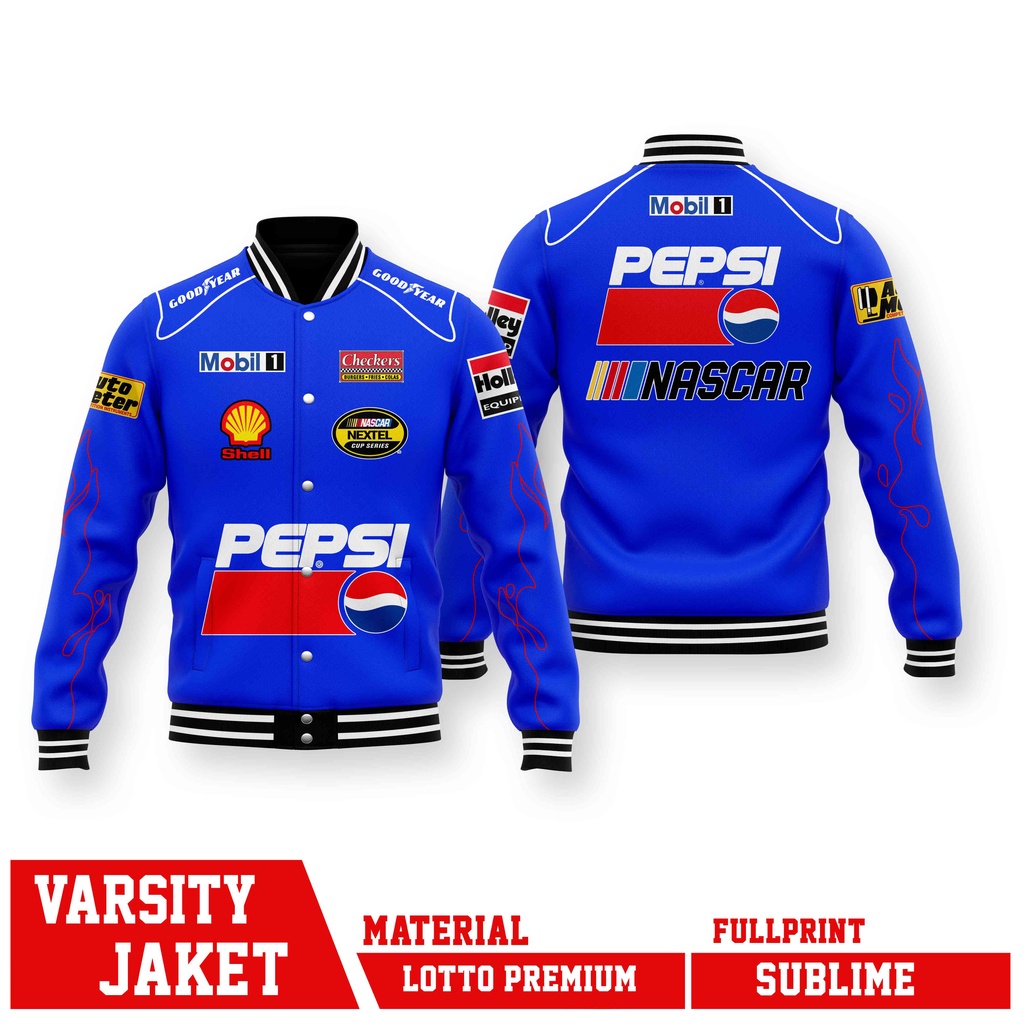 VARSITY JAKET RACING SERIES PEPSI BLUE