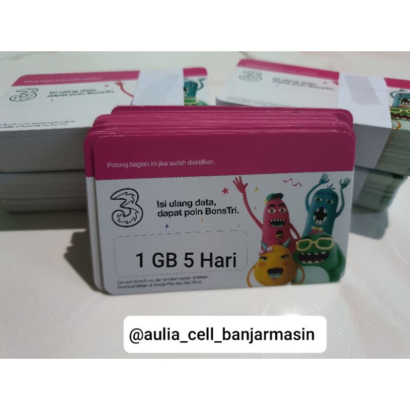 Voucher Tri 1 GB 5 Hari