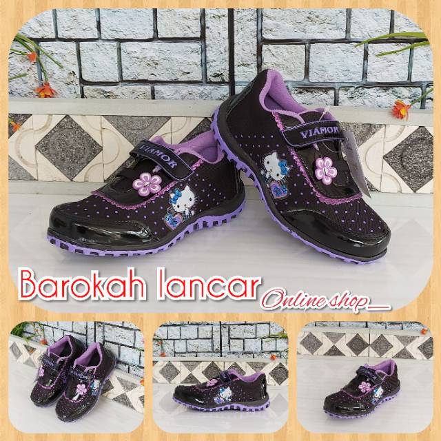 SEPATU ANAK TK HELLO KITTY VIAMOR SIZE 26-35 SPORTY