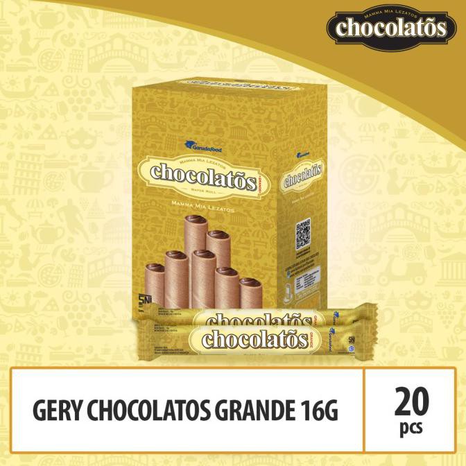 

Promo Awal tahun Gery Chocolatos Grande -16 g (WCG8R) By Garudafood Diskon